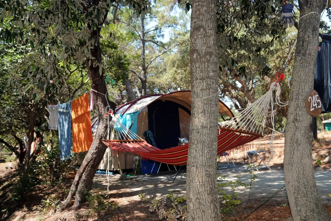 Naturist camping pitches Corsica France l Riva Bella Naturism